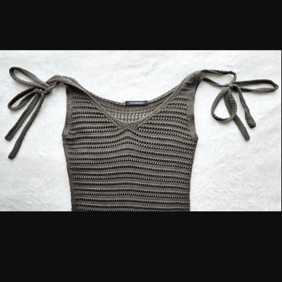 CANESSA Italy luna nuvola cotton-knit resort goop fave travel dress nwot $455 s - Picture 3 of 14